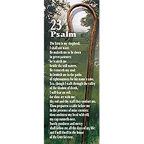 printable bookmark psalm 23
