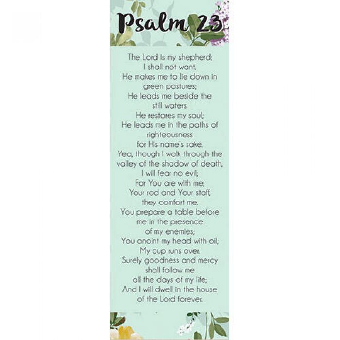 PSALM 23 (Bible Basic Bookmark) - Josephs Inspirational