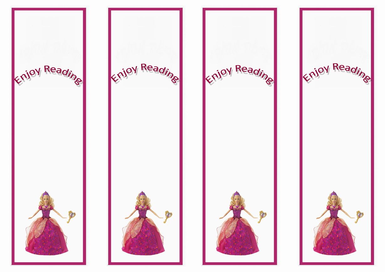Barbie Bookmarks