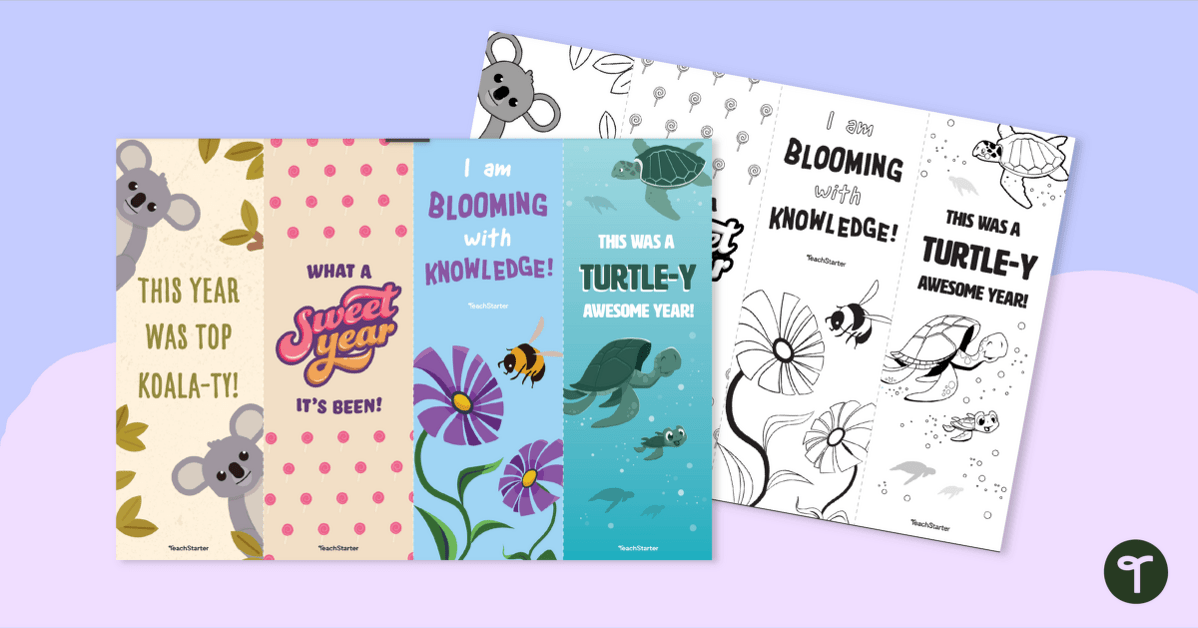 Last Day of School Printable Bookmarks | Teach Starter