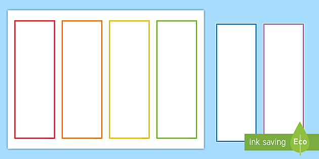 printable bookmarks in word