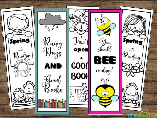 ? FREE Spring Printable Bookmarks