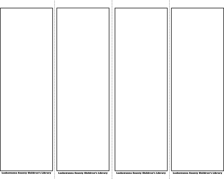 Free Bookmark Template - PDF | 31KB | 2 Page(s)