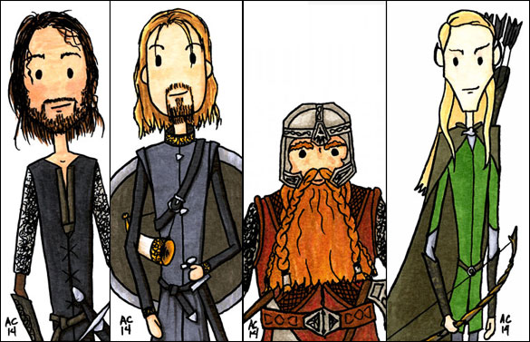 printable bookmarks lord of the rings