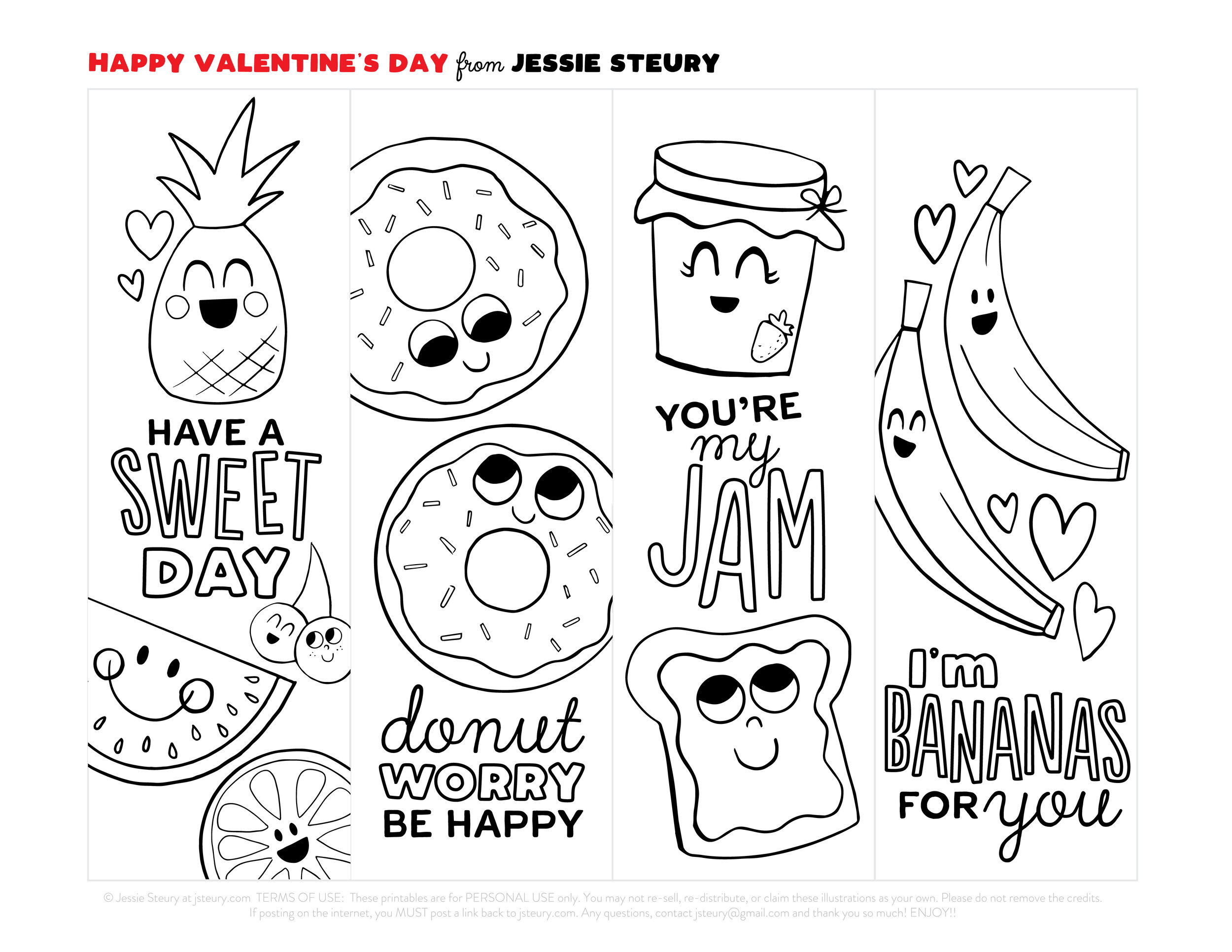 coloring bookmarks — Blog — Jessie Steury