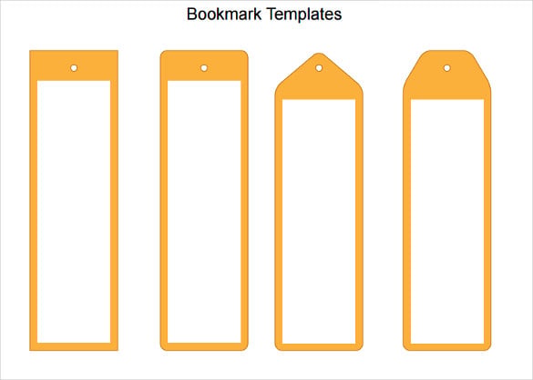 Blank Bookmark Template - 44+ PSD, AI, EPS, Word, PDF Format Download!