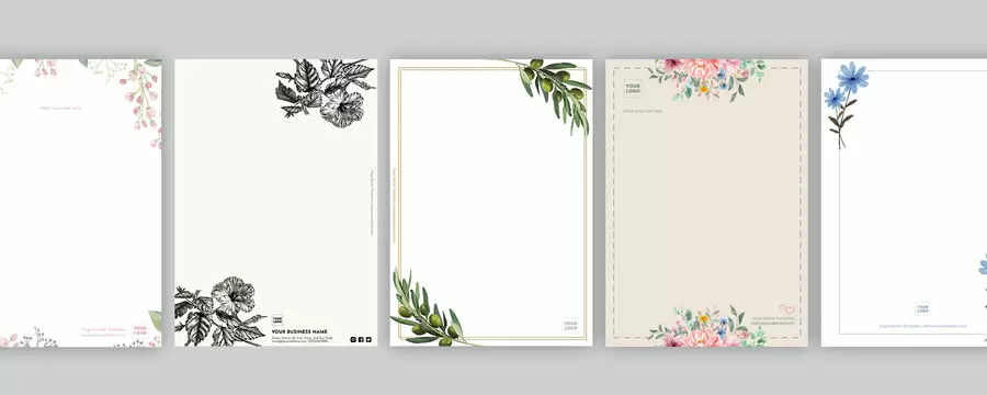 Boho Rainbow Printable Borders