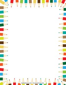 printable borders for pictures