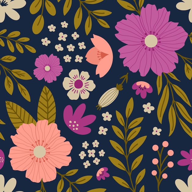 Premium Vector | Aesthetic Contemporary printable seamless pattern ...
