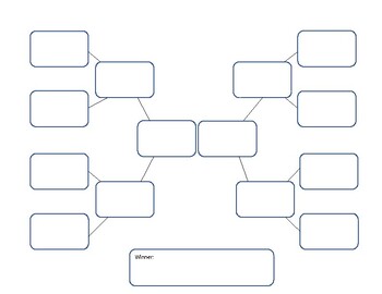 printable brackets blank