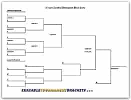 Amazon.com : 8 Player Erasable Blind Draw Double Elimination ...