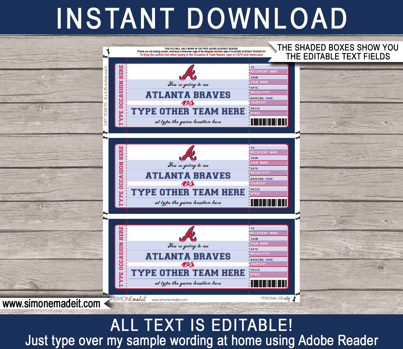printable braves tickets