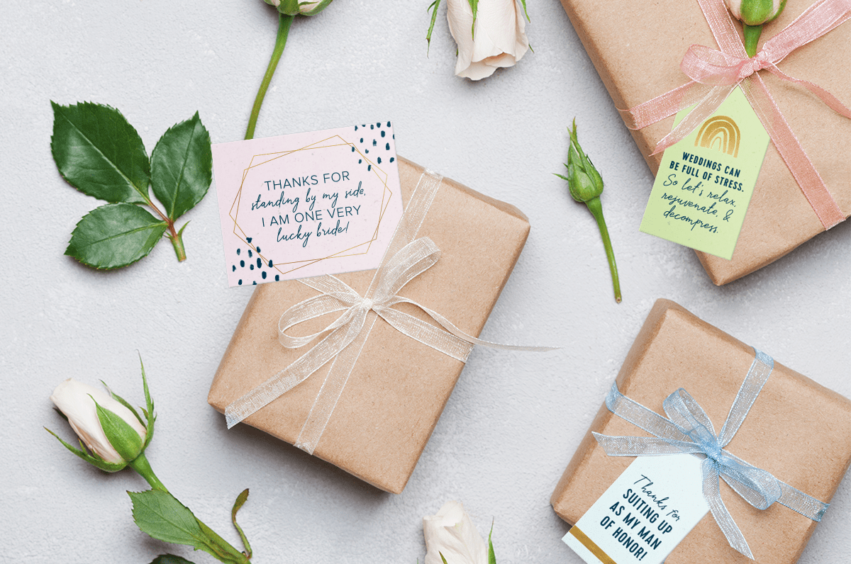 Printable Bridesmaid Gift Tags - SoCal Wedding Photographer