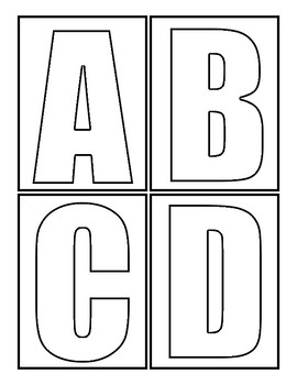 printable bubble block letters