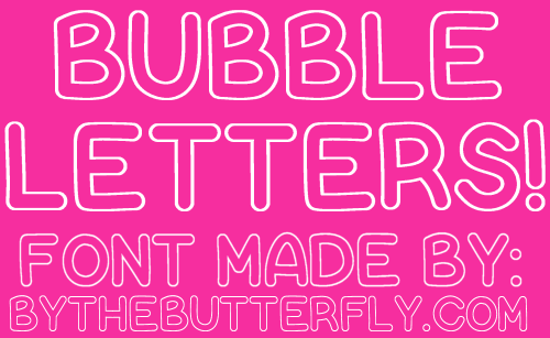 Bubble Letters Font | dafont.com