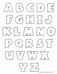 Printable Bubble Letters | Woo! Jr. Kids Activities : Childrens ...