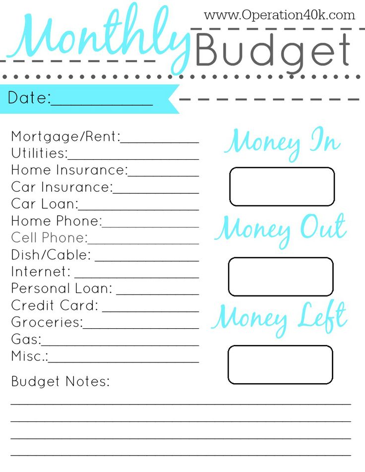 Family Binder - Free Printable Set!! - Operation $40K