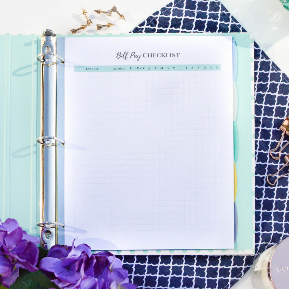 Organize Your Finances with a Printable Budget Planner - The ...