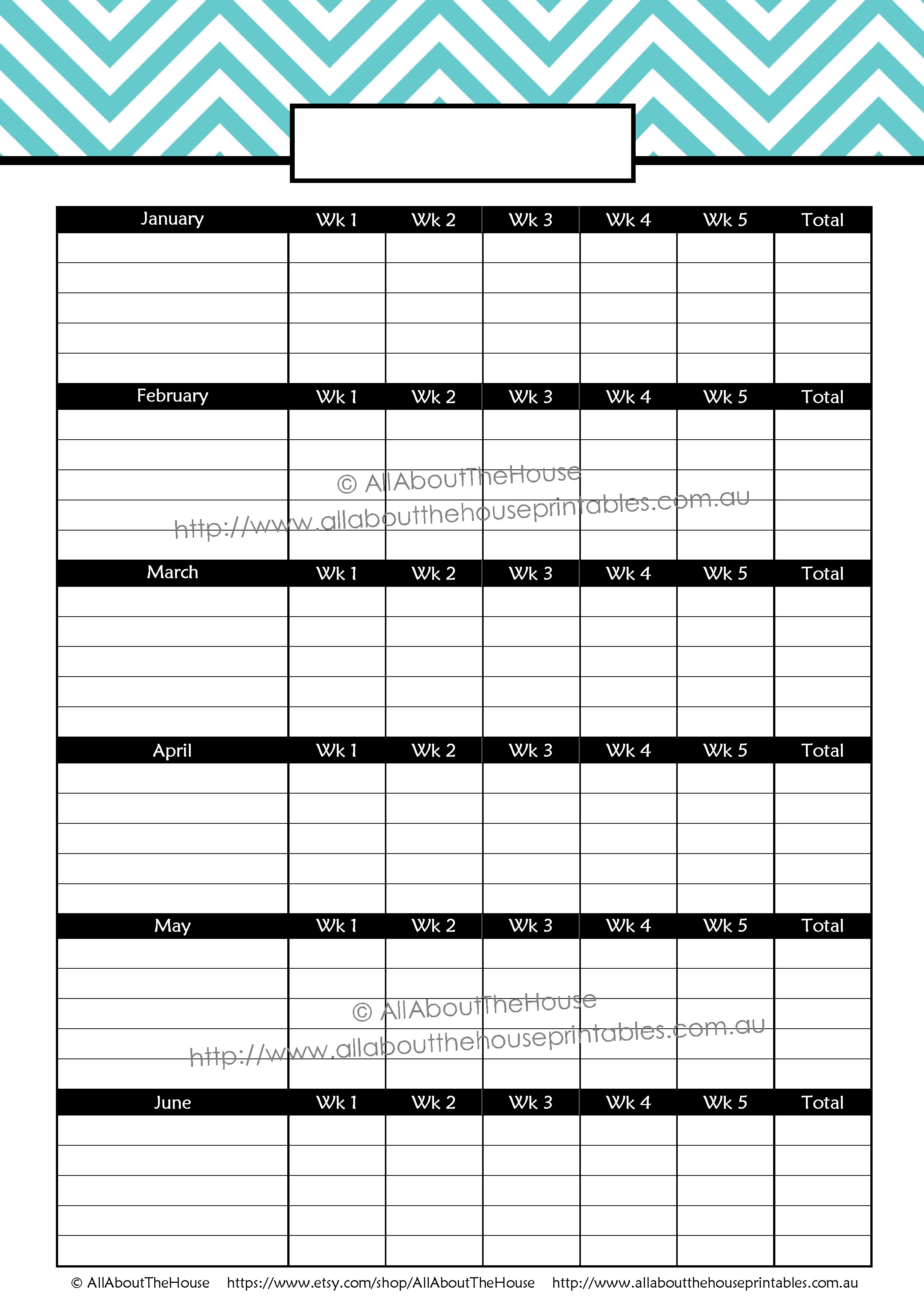 Printable Budget Planner/Finance Binder Update