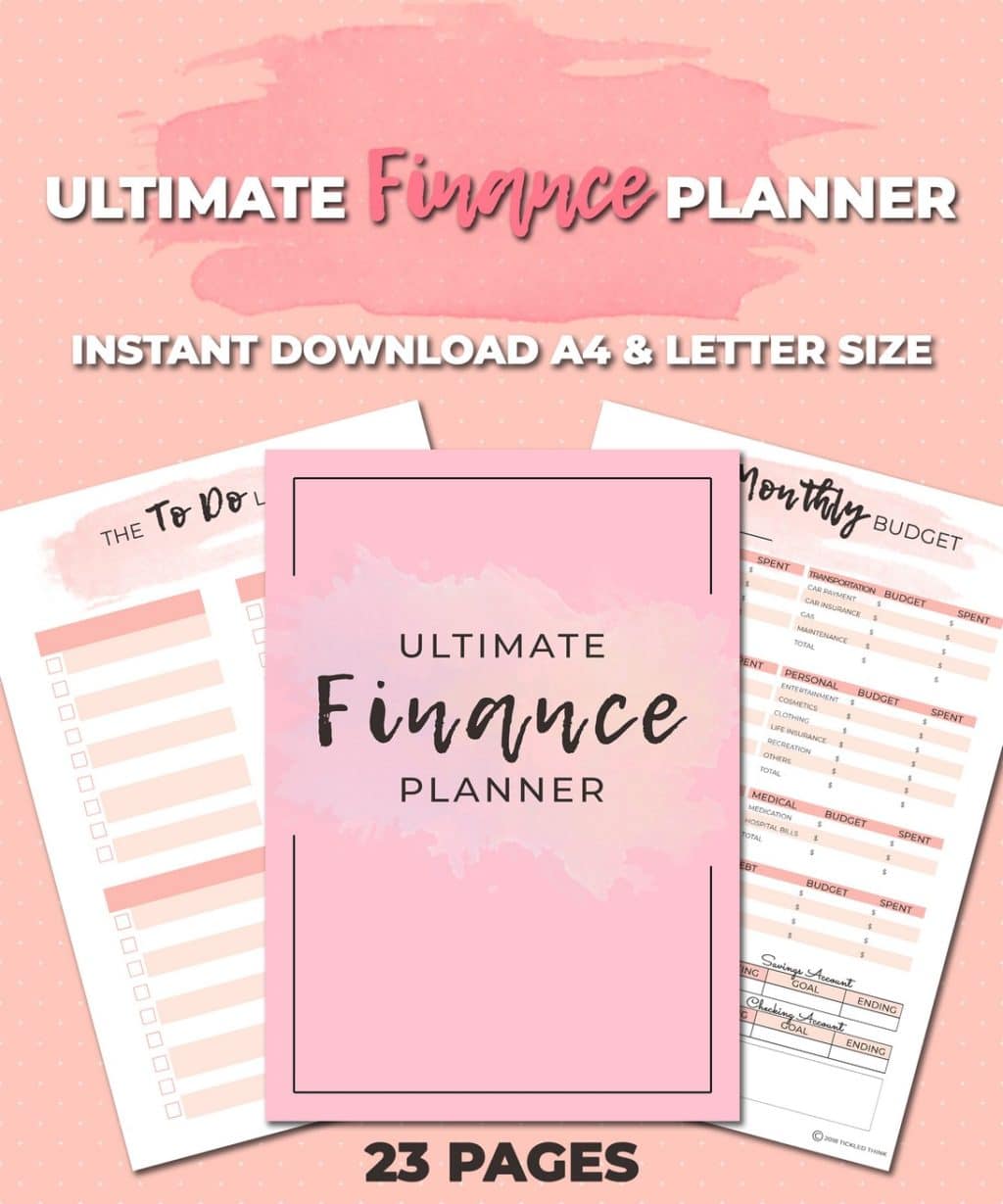 Ultimate Finance Planner + Holiday Planner