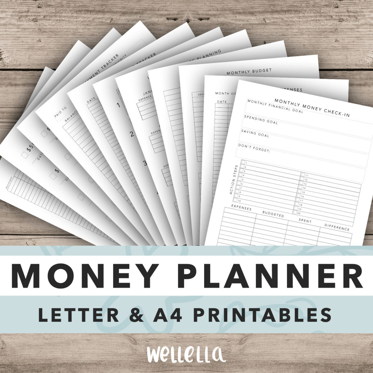 Free Financial Planner - Printable Budget Planner PDF Download ...
