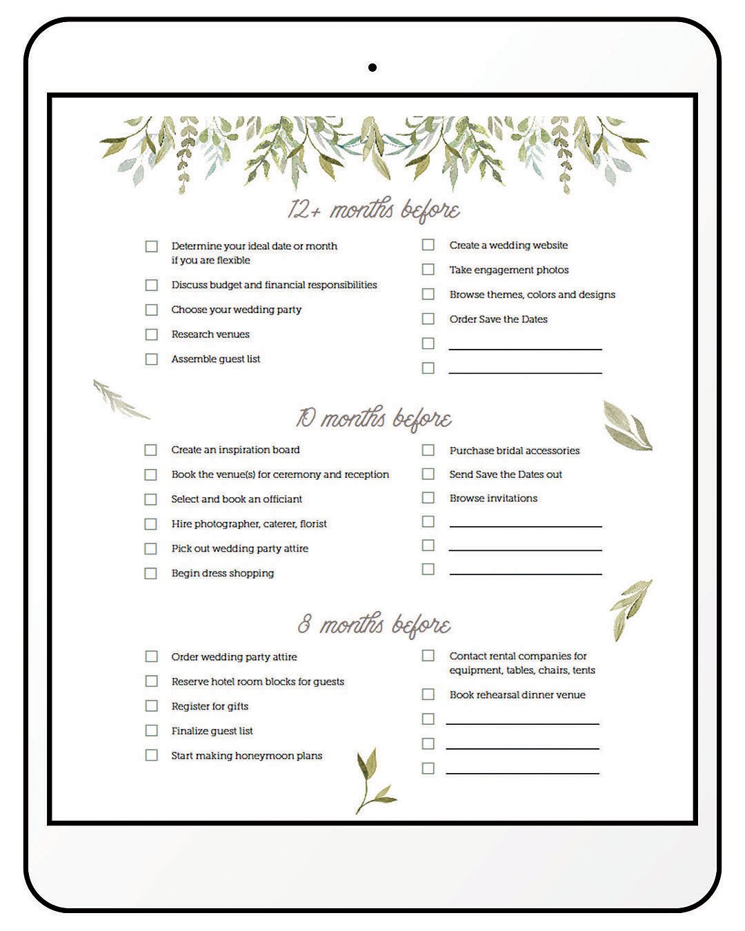 printable budget planner for wedding