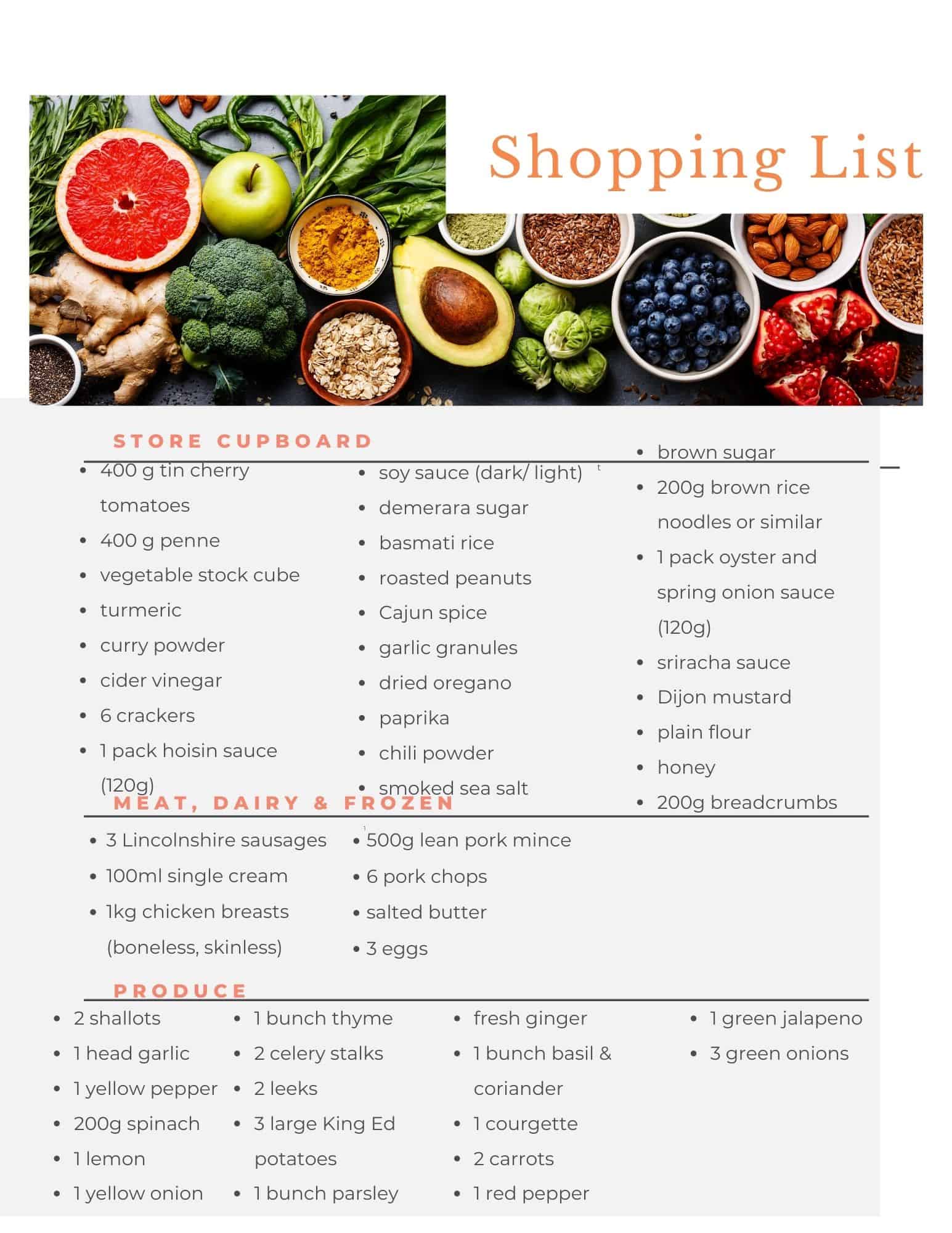 30-Minute Aldi Budget Meal Plan- Free Shopping List - Savvy Bites