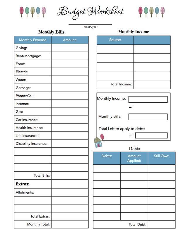 printable budget worksheet nz