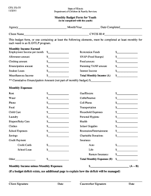 18 Printable Monthly Budget Template Forms - Fillable Samples in ...