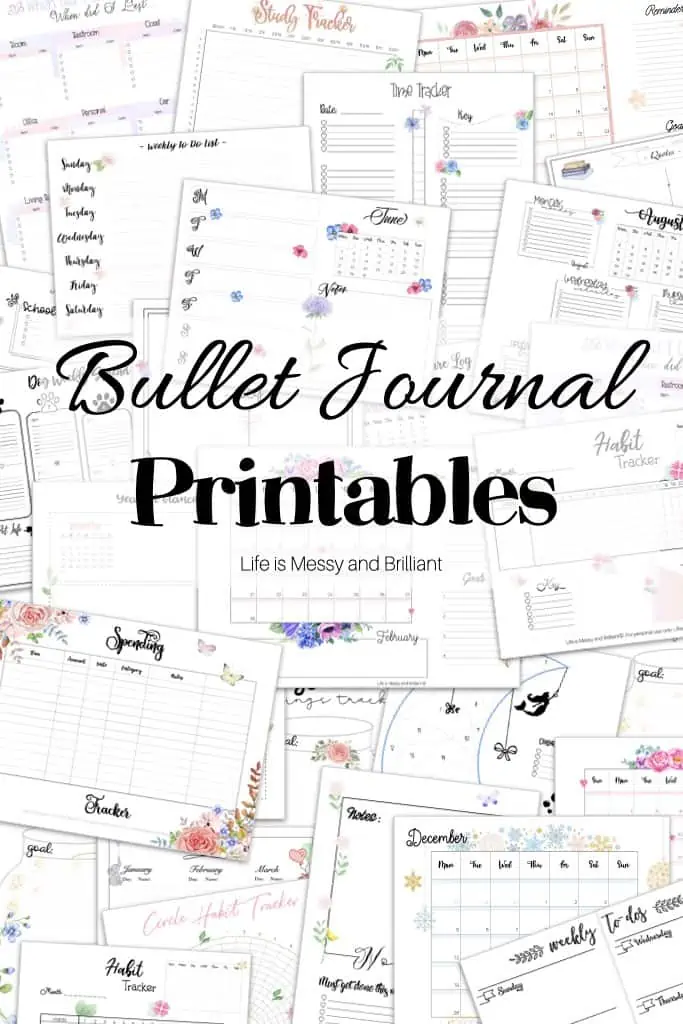 FREE Bullet Journal Printables