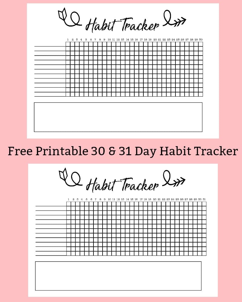 FREE Printable Habit Tracker PDF: The Ultimate Habit Tracker Guide