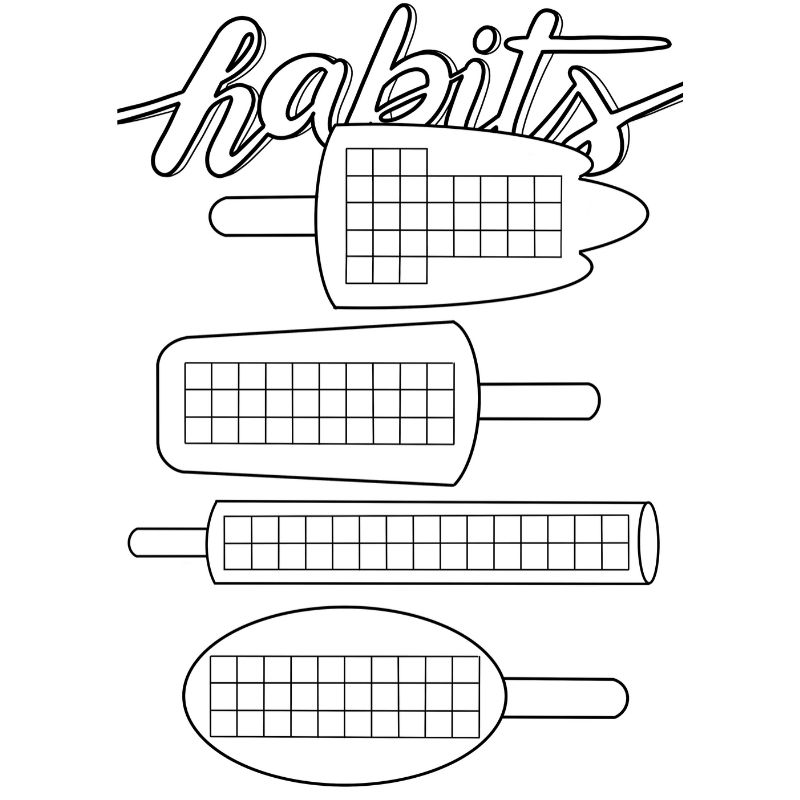 printable bullet journal habit tracker