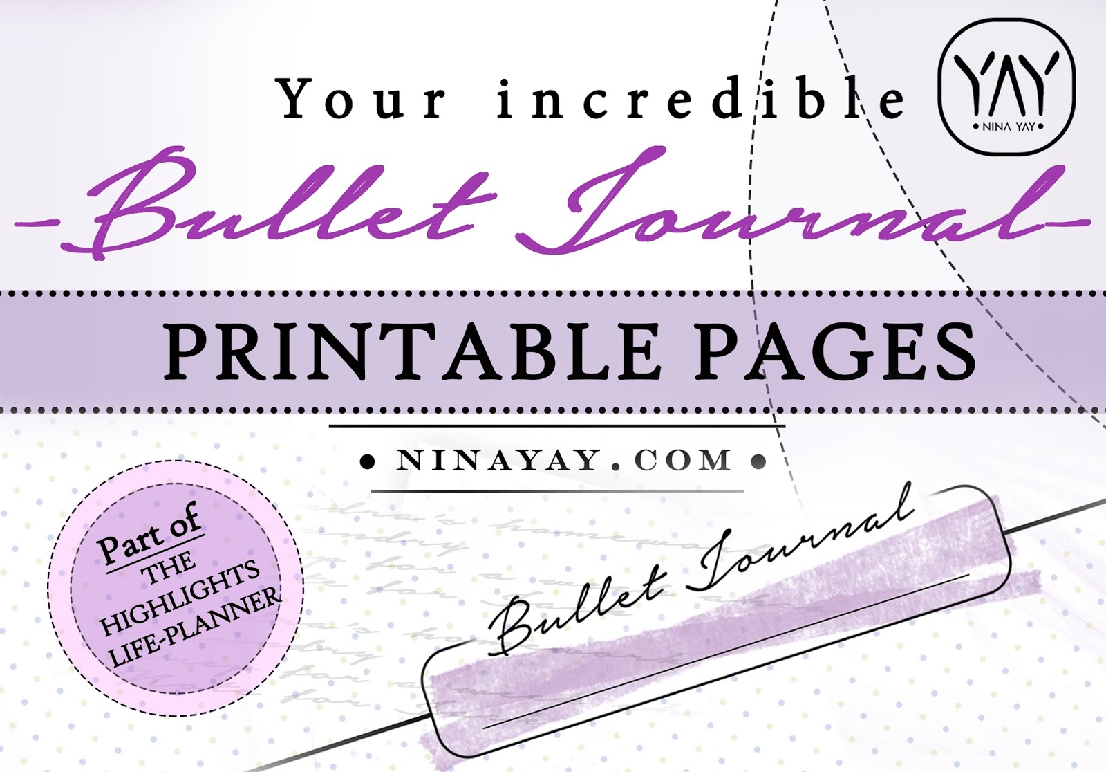 printable bullet journal pages 2018
