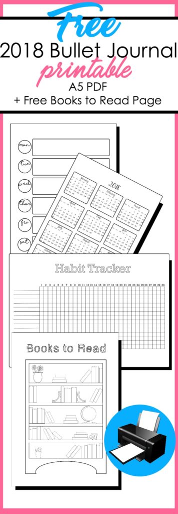 2018 Bullet Journal Setup Free Printable ⋆ The Petite Planner