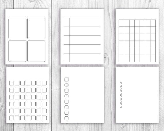 20 Bujo Journal Template Printables, Bullet Journal Printables ...