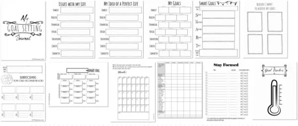 printable bullet journal stencils