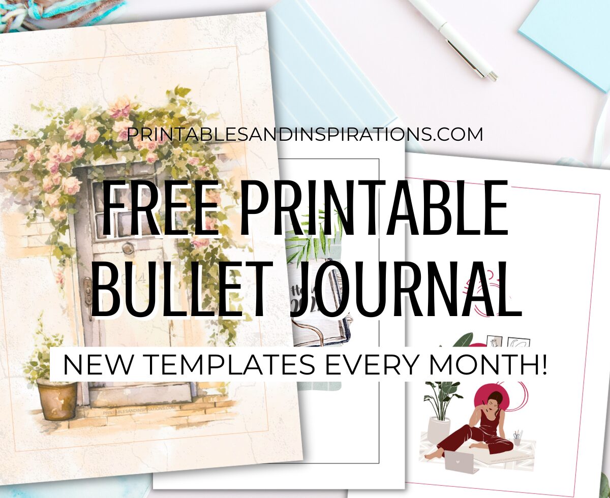 Free 2024 Bullet Journal Printables To Start The Year Right ...