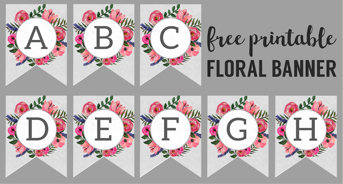 Free Printable Birthday Banner Ideas - Paper Trail Design