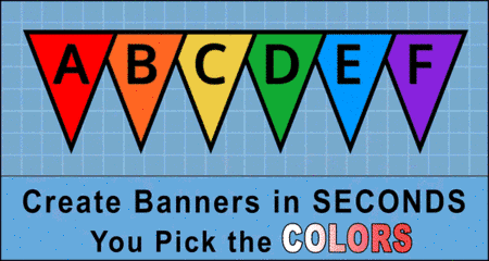 printable bunting letters free