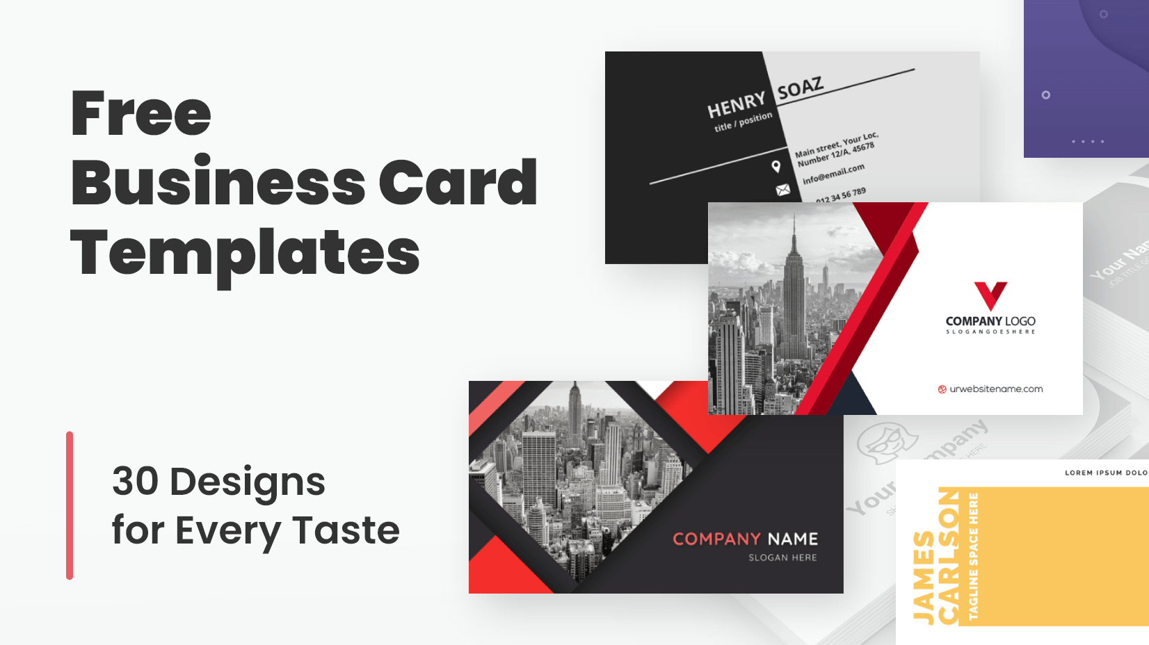printable business cards template free