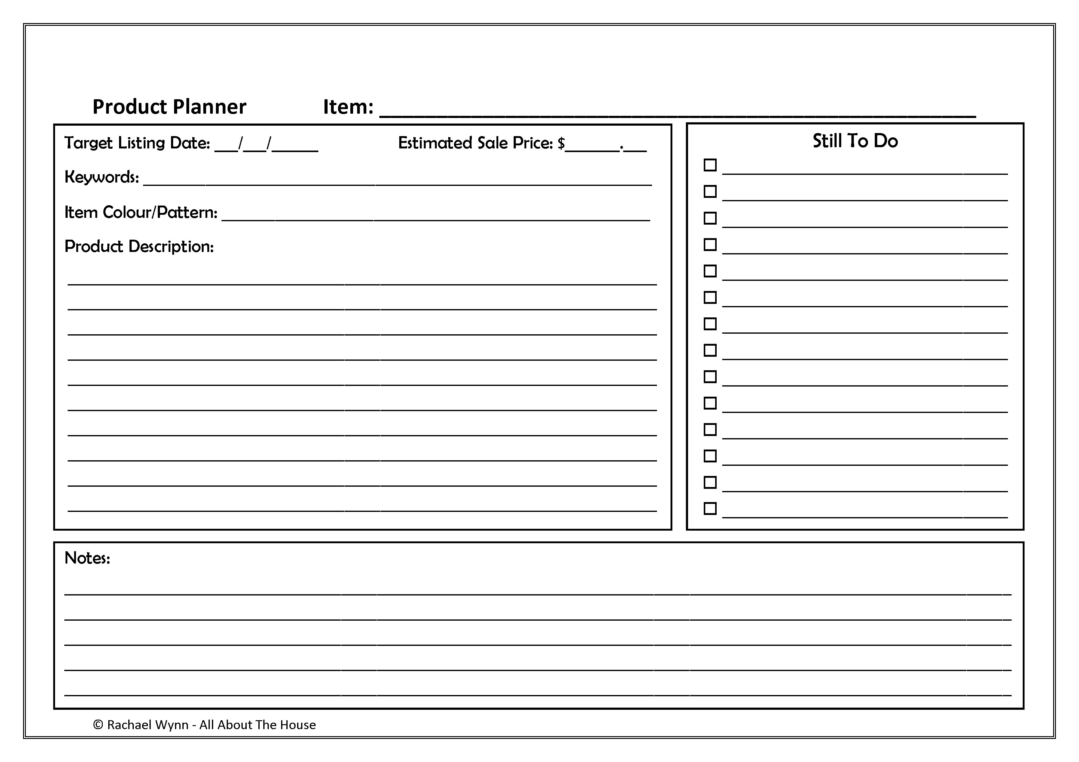 Business Planner Printables - Simple Planner Series