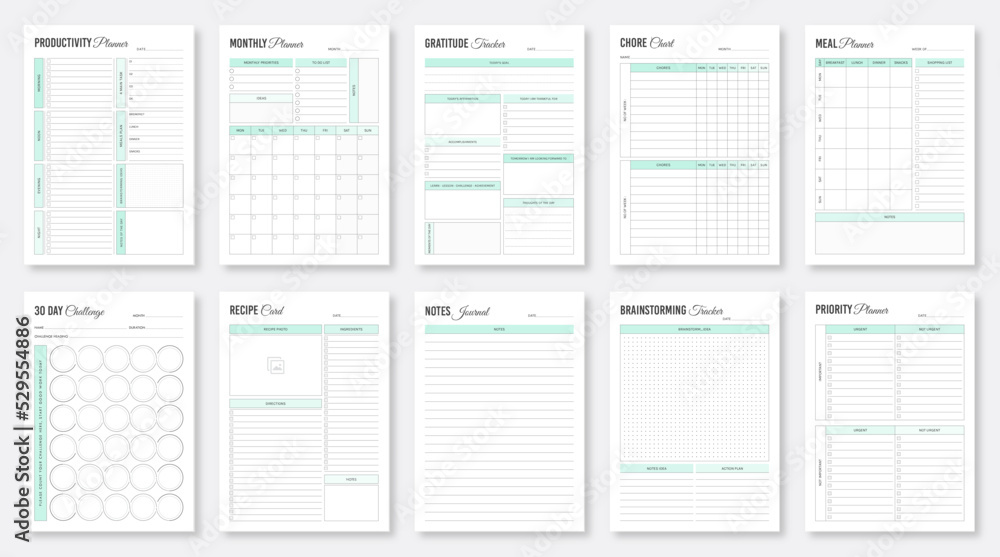 printable business organizer