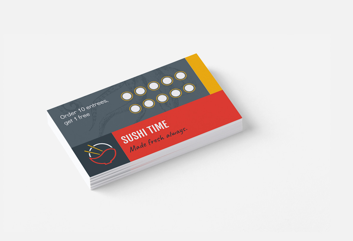 printable business punch cards