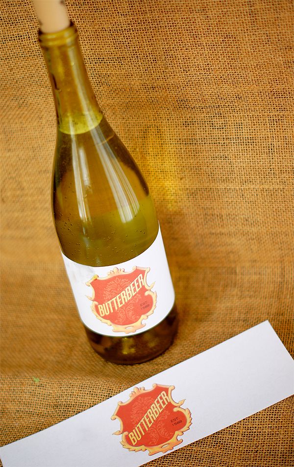 printable butterbeer labels