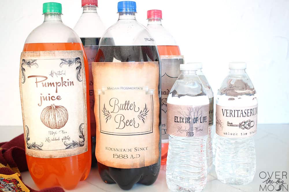 printable butterbeer labels