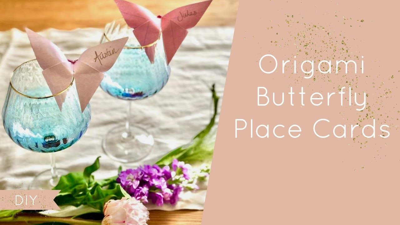 Table Name Place Cards,50Pcs Hollow Butterfly Cut Design Blank ...