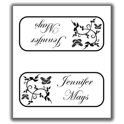 printable butterfly place cards