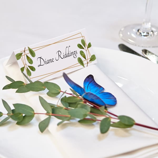 printable butterfly place cards