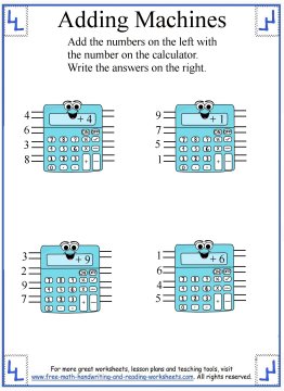 Free Addition Worksheets:Funnel Problems