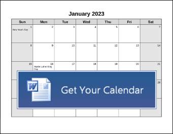 Printable Calendar Templates